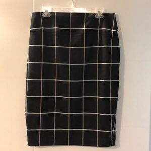 Black express pencil skirt size 12
